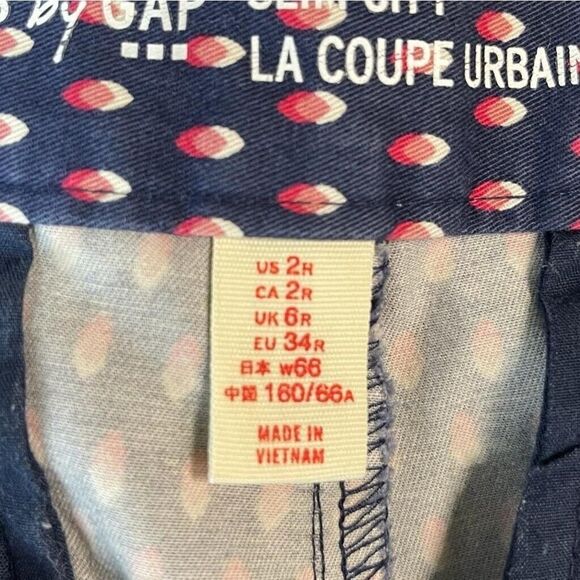 Khakis By Women Size 2 R Patterned Trousers Cotton Multicolored - Picture 12 of 16